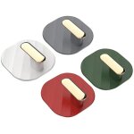 4 pi�ces crochet adh�sif, mural pat�re sans percer, �tanche accroche, serviettes crochets autocollant, ...