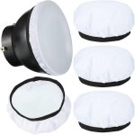 4 pi�ces diffuseur lampe chaussette couverture douce 7 pouces / 18 cm tissu standard diffuseur lumi�re ...