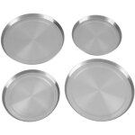 4 pi�ces / ensemble en acier inoxydable cuisine cuisini�re brleur couvre cuisini�re protection