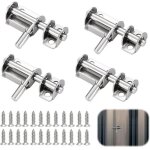 4 pi�ces fermeture porte?verrou porte interieure loquet exterieur portail de coulissante pontet de garage ...