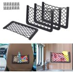 4 pi�ces filet de rangement de voiture � cadre en plastique multifonctionnel 35, 518, 5 cm, filet de ...