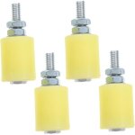 4 pi�ces lot de galets nylon pour portail coulissant roulettes de guidage robustes et durables pour portes ...