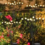 4 pi�ces lampes solaires exterieur, 10 led lumi�res solaires lucioles pour jardin, balcon - �tanche ip65, ...