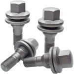 4 pi�ces m12 boulons de roue �crous pour citro�n peugeot vis de pneu 206 207 308 407 boulons de roue ...