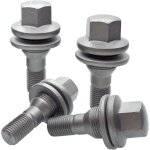 4 pi�ces m12 boulons de roue �crous pour citro�n peugeot vis de pneu 206 207 308 407 boulons de roue ...