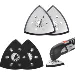4 pi�ces patin ponceuse triangulaire, plateau ponceuse parkside, plateau ponceuse triangulaire, accessoire ...