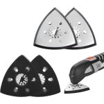 4 pi�ces patin ponceuse triangulaire, plateau ponceuse parkside, plateau ponceuse triangulaire, accessoire ...