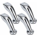 4 pices pieds de meubles, pieds canap pais acier inoxydable, pieds chrom, meubles armoire lit canap ...