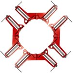 4 pi�ces pince � angle droit � 90 degr�s, serre joint angle droit etau d'angle reglable � bois ensemble ...