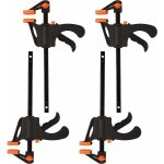 4 pices pinces  cliquet 4 pouces serres - joint  une main, barre de serrage wolfcraft serre joint ...