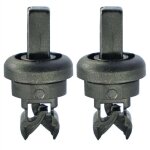 4 pices plage arriere clips de fixation voiture, clips de fixation pour tagre arrire compatible au ...