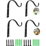 4 pices plante crochets crochets de suspension muraux et suspensions supports de panier suspendu en ...