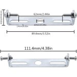 4 pices plaque de suspension pour plafonnier 90mm pour plaque de montage cache base monture pour suspension ...