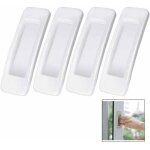 Jalleria - 4 pi�ces poign�e autocollante porte coulissante - blanc