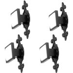 4 pi�ces. poign�es de tiroir de garde - robe en alliage de zinc, quincaillerie de meubles en chrome brillant ...