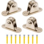 4 pi�ces poulies de levage mouflage pour cable, 60mm version horizontale poulie simple, roulette rail ...