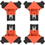 4 pices, presses d'angles, serre joint angle, pinces  angle droit, pour construire des caisses en bois, ...