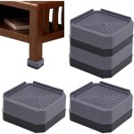4 pices rehausseurs de meubles, 4 cm de rehausseurs pour machine  laver, table, canap, chaise et bureau, ...