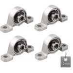 4 pi�ces roulements de bloc d'oreiller, palier roulement, roulements � billes, roulements alliage de ...