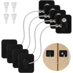 4 pi�ces securit� fenetre, noir cadenas frigo, verrou fenetre, forte adh�sif serrure frigo, sans per�age ...