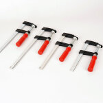 4 pices serre - joints  barres, serre - joints  vis en f, serre joint rapid 2 pices 200 x 50 mm et ...