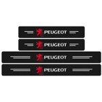 4 pices de seuils de porte en fibre de carbone de voiture, seuils de porte en fibre de carbone, pour ...