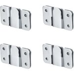 4 pi�ces supports de montage encastr�s, supports de fixation murale pour t�te de lit fixation murale ...
