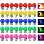 40 pc ampoule led couleur b22 3w �quivalente 30w 300lm ac 220v b22 ba�onnette ampoules guirlande couleur ...