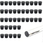 40 pi�ces 16mm embouts en plastique pour pieds de meubles embouts en plastique pour tubes ronds pour ...
