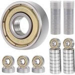 40 pi�ces 608zz roulements � billes miniatures � rainure, 8x22x7 mm durable roulement a bille, acier ...