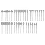 40 pi�ces diamant fraises ensemble de sculpture sur pierre pour outil rotatif avec tige 1 / 8 pouce polir ...