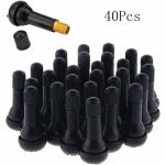 40 pi�ces voiture pneu tubeless valve bouchon, tr413 valves de pneu, caoutchouc pneu pneu tige de valve ...