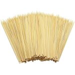 400 en bois btons de brochettes en bambou pour barbecue fruits chocolat fontaine  fondue 15 cm