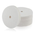 400 filtres � caf� percolateur non blanchis, filtre en papier jetable de 3, 75 pouces, disque blanc