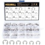 400pcs 13size en acier inoxydable e - clip anneau de retenue externe snap kit de assortiment anneau anneau ...