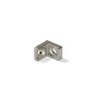 Lot de 50 querres de raccordement pour meubles, 20, 5x20, 7mm, 2 trous, zamak, nickel - emuca
