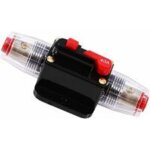 40a auto disjoncteur tanche, support de fusible en ligne 12v - 24v dc, interrupteur de rinitialisation ...