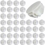 40pcs fils cube plastique abs connecteur cube de rangement blanc raccord meuble de rangement raccord ...