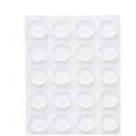40x but�e de porte adh�sive transparentes, 22 x 5 mm, tampon porte, butoir de porte transparent, amortisseur ...