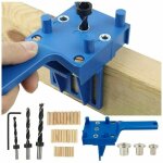 41 pcs gabarits de perage cheville gabarit de percage tourillon kit gabarait de goujon menuiserie  ...