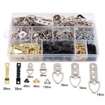 415 pcs crochet tableau mural accroche murale support cadre crochets metal pour cadre photo suspension ...