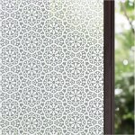 45 x 200 cm film fen�tre anti regard electrostatique adh�sif occultant intimit� film vitrage verre d�poli ...