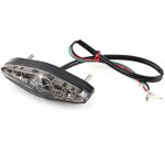 Sjlerst 450r 2004 rear brake light, feu arri�re derbi senda, 12v 15 led feu arri�re de frein de moto, ...