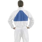 4540 + l combinaison de protection mod�le 4520 + taille du v�tement=l blanc, bleu - 3m
