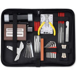 45pcs kit de configuration de maintenance de r�paration de guitare avec sac de transport, outil d'enroulement ...