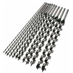 460mm 6 - 28mm hex shank point brad point foret tari�re foret spirale bois outil de forage - 16mm