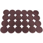 Cyclingcolors - 48x patin feutre autocollant auto - adh�sifs rond 25mm glisseur 5mm anti rayure anti ...