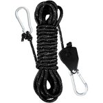 4m fil linge retractable portable, corde � linge r�tractable pour int�rieur ext�rieur camping voyage, ...