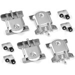 4paires de roulette porte coulissante placard, roues de garde - robe coulissantes roulette placard coulissant ...