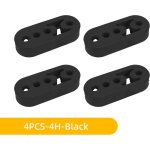 4pcs cintre support d'�chappement de voiture 4 trous, silent bloc echappement en caoutchouc pour la plupart ...